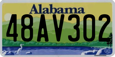 AL license plate 48AV302