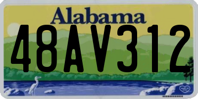 AL license plate 48AV312