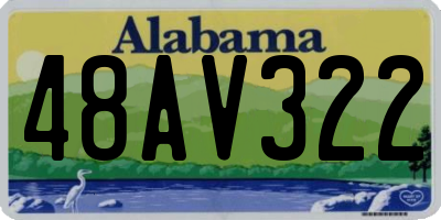 AL license plate 48AV322