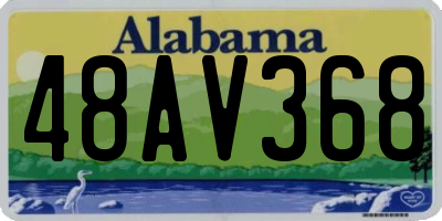 AL license plate 48AV368