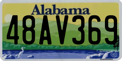AL license plate 48AV369