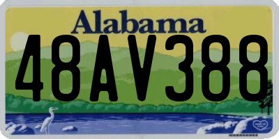 AL license plate 48AV388
