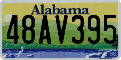 AL license plate 48AV395