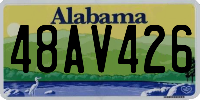 AL license plate 48AV426