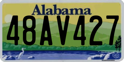 AL license plate 48AV427