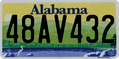 AL license plate 48AV432