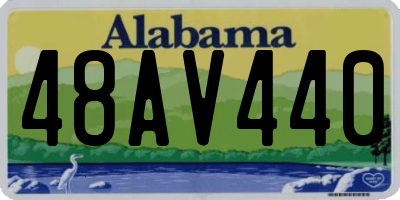 AL license plate 48AV440