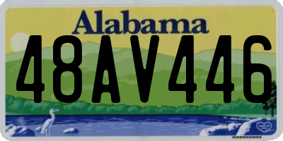 AL license plate 48AV446