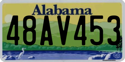 AL license plate 48AV453