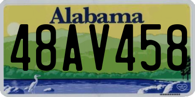 AL license plate 48AV458