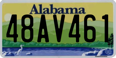 AL license plate 48AV461
