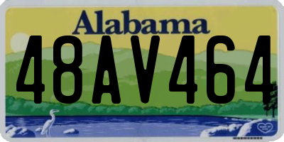 AL license plate 48AV464