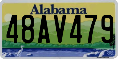 AL license plate 48AV479