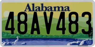 AL license plate 48AV483
