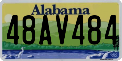 AL license plate 48AV484