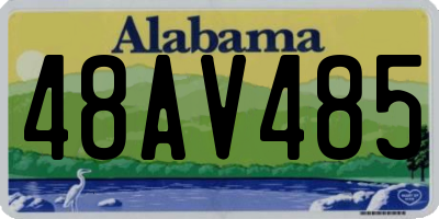 AL license plate 48AV485