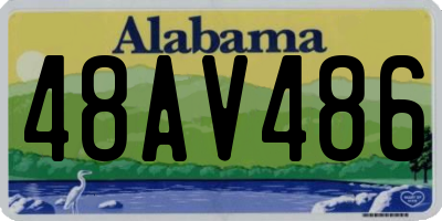 AL license plate 48AV486