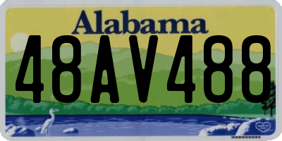 AL license plate 48AV488