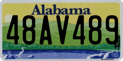 AL license plate 48AV489