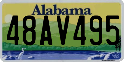 AL license plate 48AV495