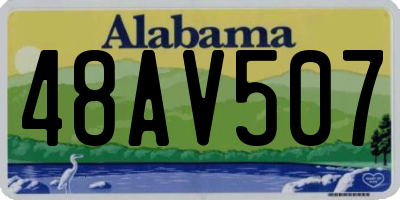 AL license plate 48AV507