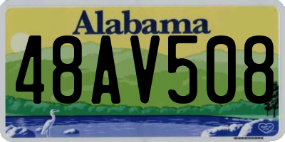 AL license plate 48AV508