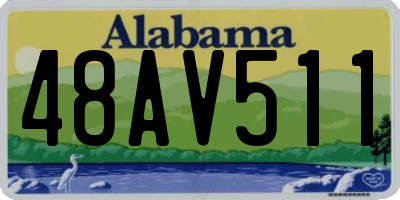 AL license plate 48AV511