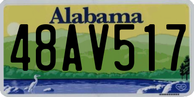 AL license plate 48AV517