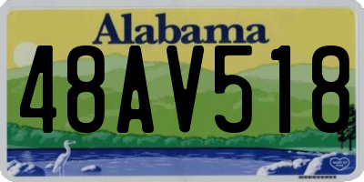 AL license plate 48AV518