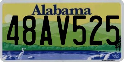 AL license plate 48AV525