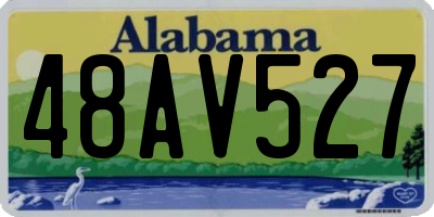 AL license plate 48AV527