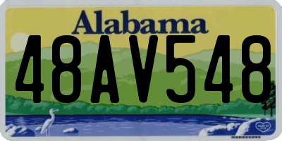 AL license plate 48AV548