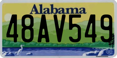 AL license plate 48AV549