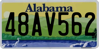 AL license plate 48AV562