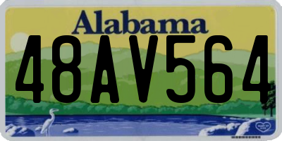AL license plate 48AV564