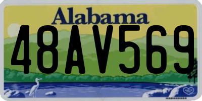 AL license plate 48AV569