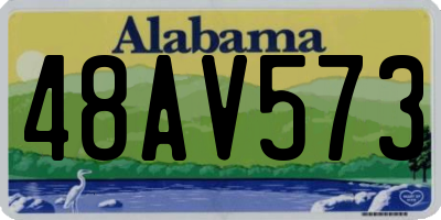 AL license plate 48AV573