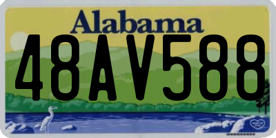 AL license plate 48AV588