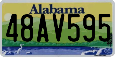 AL license plate 48AV595
