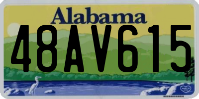 AL license plate 48AV615