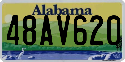 AL license plate 48AV620