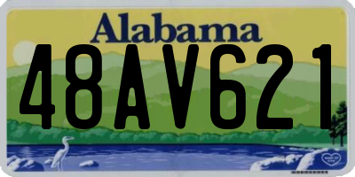 AL license plate 48AV621