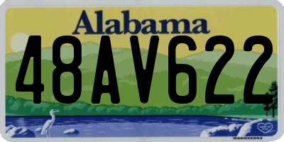 AL license plate 48AV622
