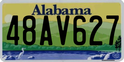AL license plate 48AV627
