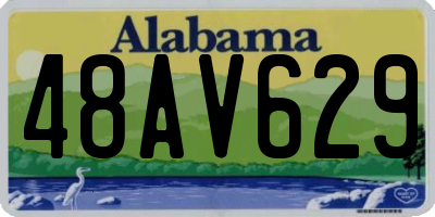 AL license plate 48AV629