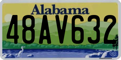 AL license plate 48AV632