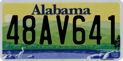 AL license plate 48AV641