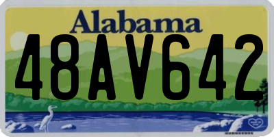 AL license plate 48AV642