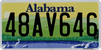AL license plate 48AV646
