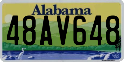 AL license plate 48AV648